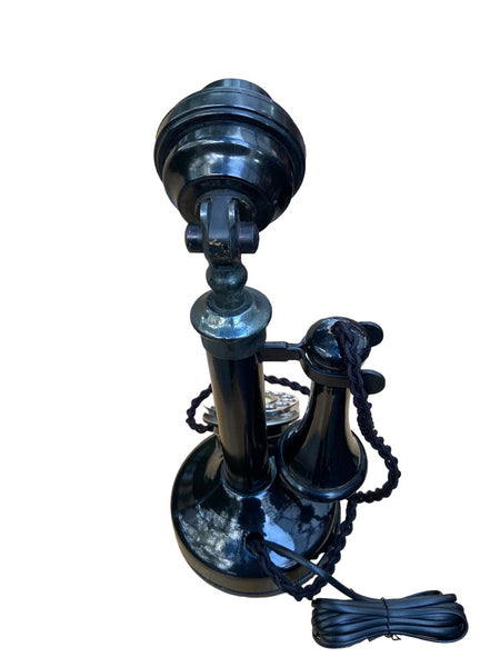 Antique 1900/1910's Black Antique GPO English Candlestick Telephone