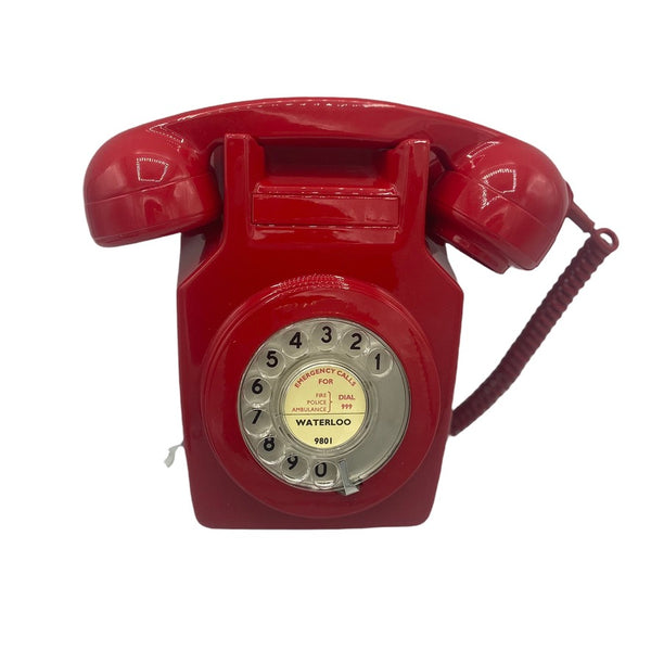 Antique British General Post Office (GPO ) Red Wall 1960/70's Series 741 Telephone