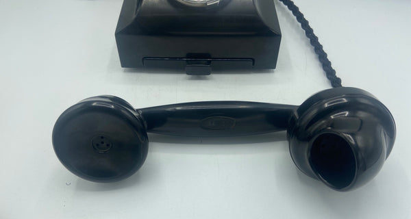 Antique 1940's British GPO ( General Post office ) Call Exchange #300 Series Black Bakelite Telephone
