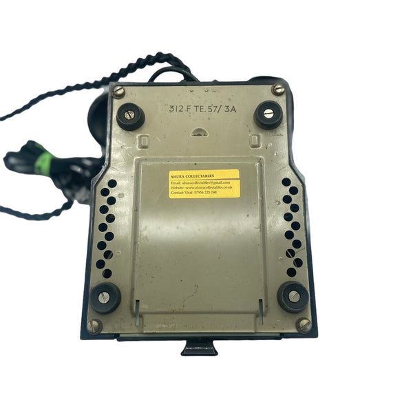 Antique 1940's British GPO ( General Post office ) Call Exchange #300 Series Black Bakelite Telephone
