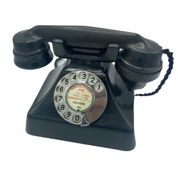 Antique 1930's English Black #200 Series Bakelite GEC (General Electric Company Co) Geophone