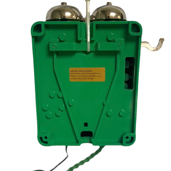 Antique Swiss WEIDMANN 1950's Lime Green Bakelite Wall Telephone