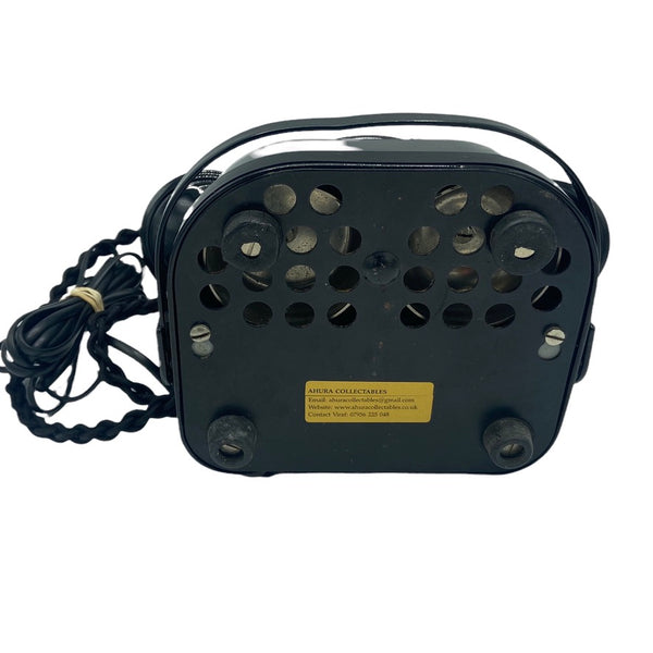 Antique 1950's Full Black Belgium Bell Telephone With a Handle