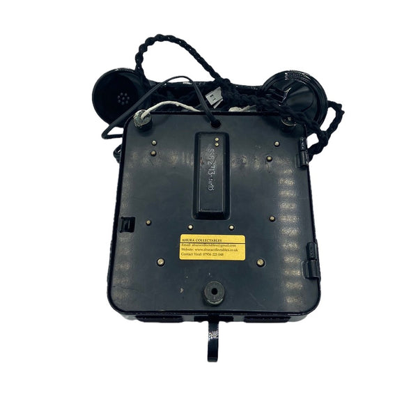 Antique Original Black 1950's Belgium Bell Wall Telephone