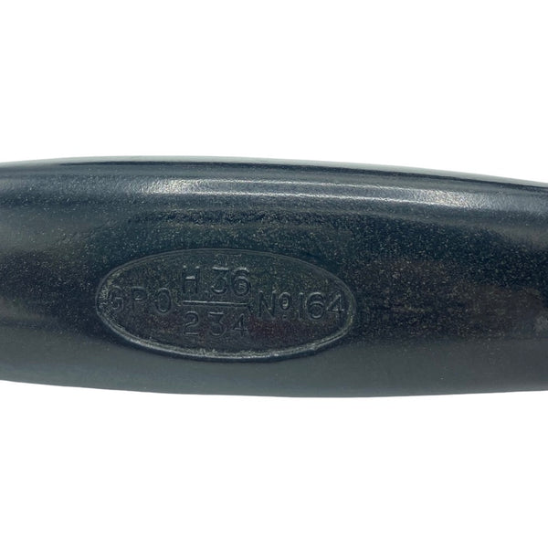 1940's English GPO ( General Post Office ) Black Bakelite #300 Series Desk Telephone with a tray