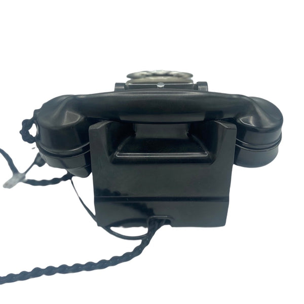 Antique 1940's British GPO ( General Post office ) Call Exchange #300 Series Black Bakelite Telephone
