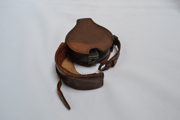 Antique c1885 Prismatic Compass by Elliot Bros : Strand London in Original Leather Case