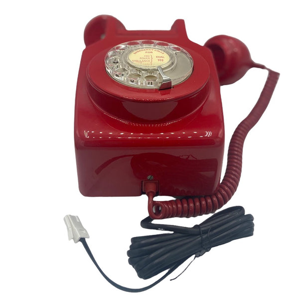 Antique British General Post Office (GPO ) Red Wall 1960/70's Series 741 Telephone