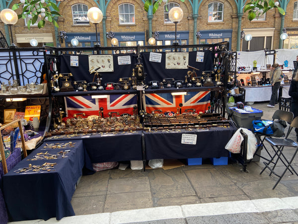 1950's Antique Black Swiss Wall Bakelite Telephone