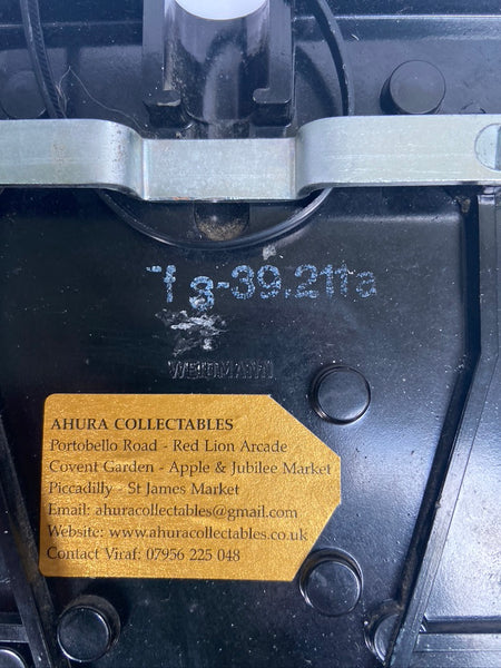 1950's Antique Black Swiss Wall Bakelite Telephone