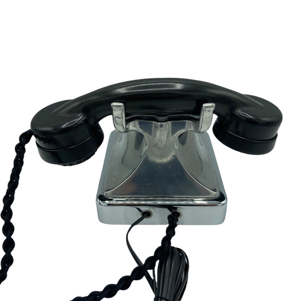 Antique 1950's Chrome Belgium Bell Gurder Telephone