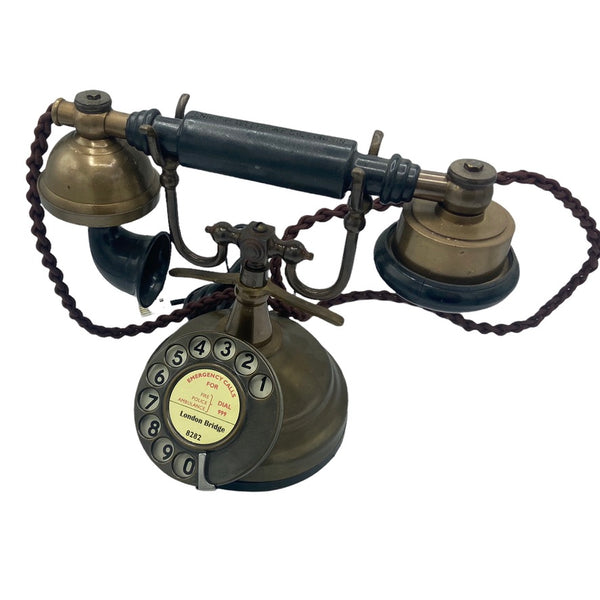 Bronze 1930's style Cradle Telephone