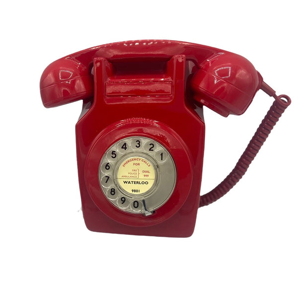 Antique British General Post Office (GPO ) Red Wall 1960/70's Series 741 Telephone