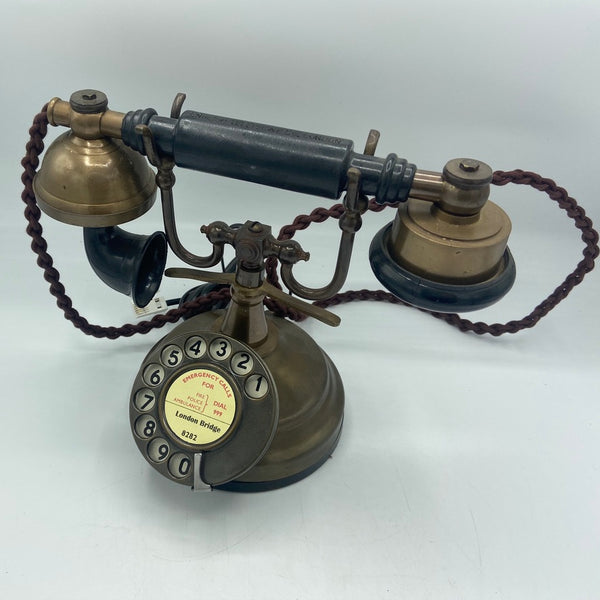 Bronze 1930's style Cradle Telephone
