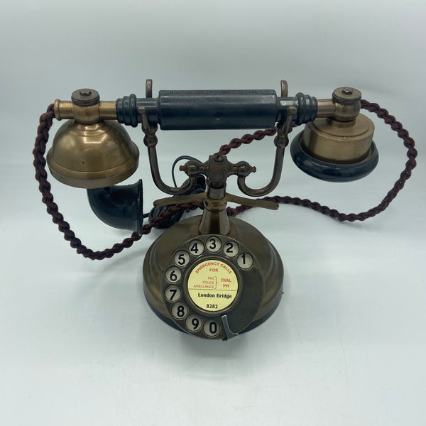 Bronze 1930's style Cradle Telephone