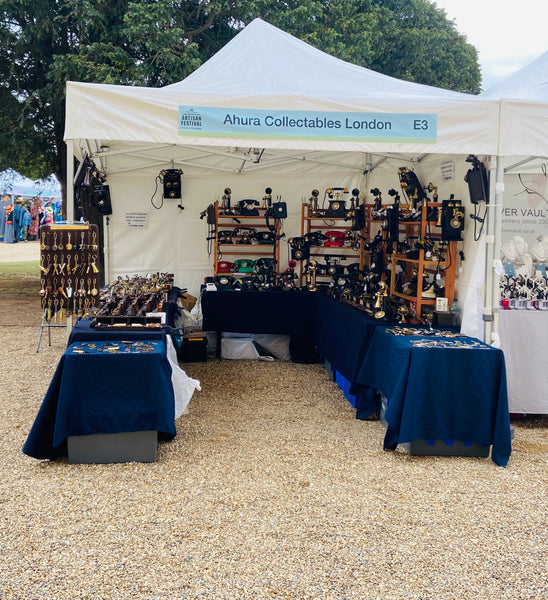 Antique 1940's British GPO ( General Post office ) Call Exchange #300 Series Black Bakelite Telephone