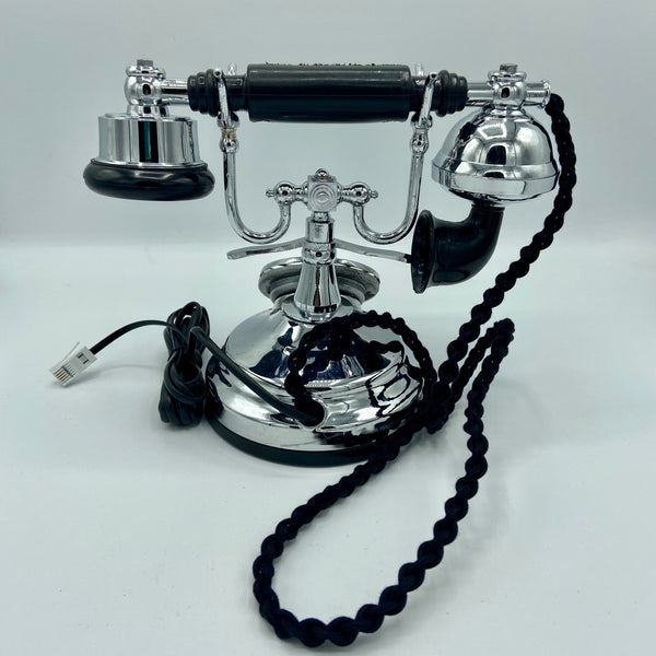 Chrome 1930's Style  Cradle Telephone