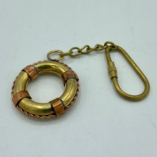 Brass Ship's Buoy Key Ring