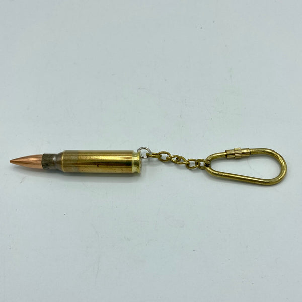 Brass Bullet Key Ring