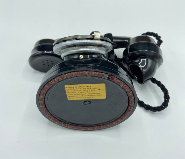 Brass Dial 1930's Style Bakelite Cradle Telephone