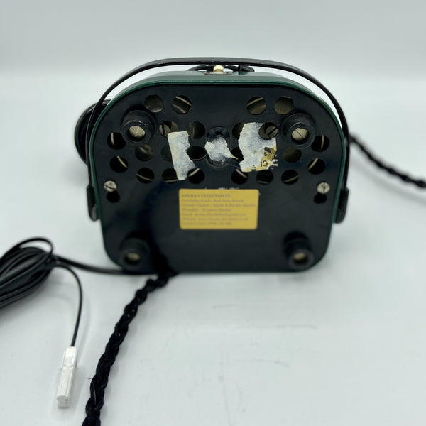 Antique 1950's Green Belgian Bell Telephone with a carrying handle