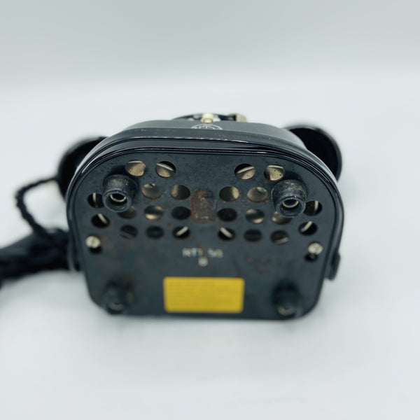 Antique 1950's Black & Gold Belgium Bell Telephone With a Handle