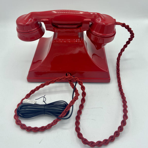 Antique 1930's English GPO #200 Series Red Siemens Bakelite Neophone