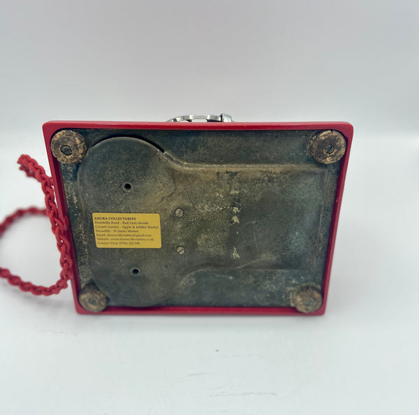 Antique 1930's English GPO #200 Series Red Siemens Bakelite Neophone