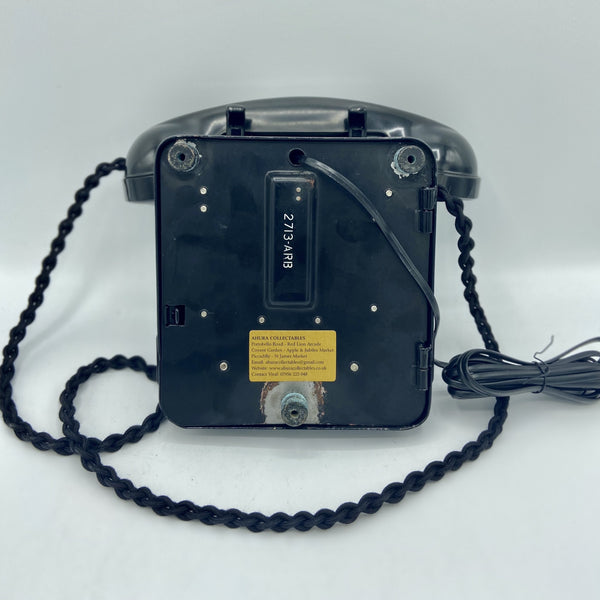 Antique Original Black 1950's Belgium Bell Wall Telephone