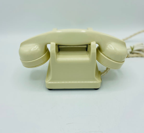 Antique Ivory Cream 1950's Swiss Bakelite Telephone