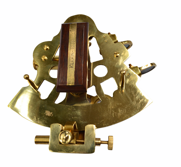 5.3" Brass Lifeboat Midi Sextant in a Wood Box