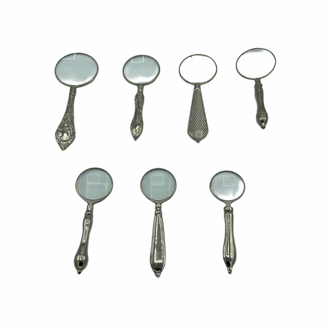 Chrome 4-5"  Pocket Magnifers (7 types )