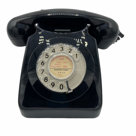 Antique 1960-70s  Black British GPO 746 Telephone