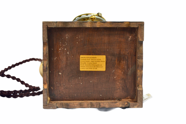 Brass Wooden Box  1930's style  Cradle Telephone with a Tray