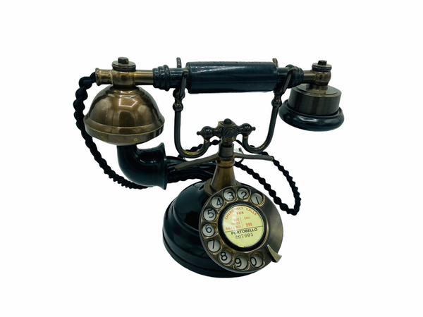 Black & Bronze 1930's style  Cradle Telephone