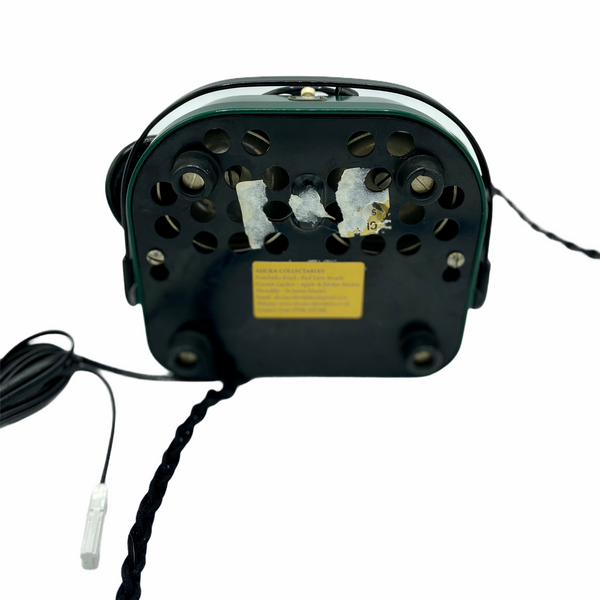 Antique 1950's Green Belgian Bell Telephone with a carrying handle