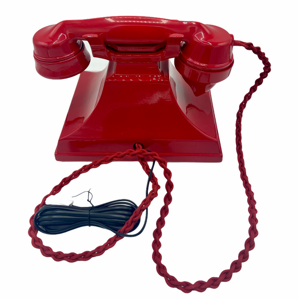 Antique 1930's English GPO #200 Series Red Siemens Bakelite Neophone