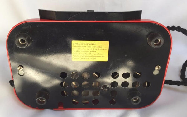 Red 1940's Belgium Bell Switching Line Office Telephone