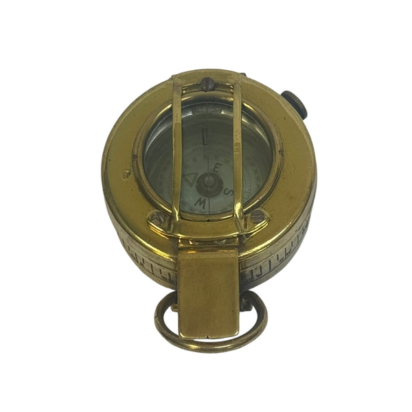 Antique 2nd World War Brass British Army Officer’s 1941 T. G Co. London Prismatic Marching Compass