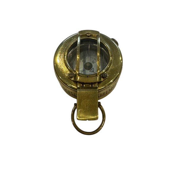 Rare Early Pre 2nd W W Antique Brass 1935's GEC London ( General Electric Company ) British Army Officer's  Prismatic Marching Compass