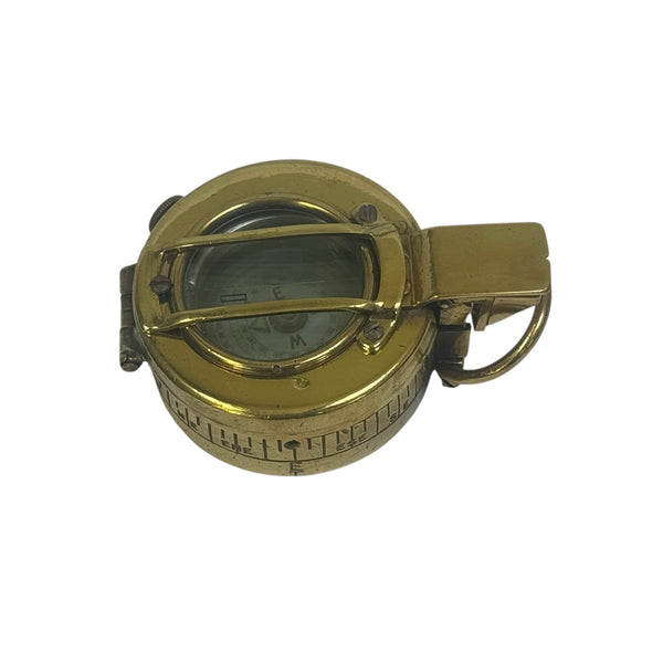 Antique 2nd World War Brass British Army Officer’s 1941 T. G Co. London Prismatic Marching Compass