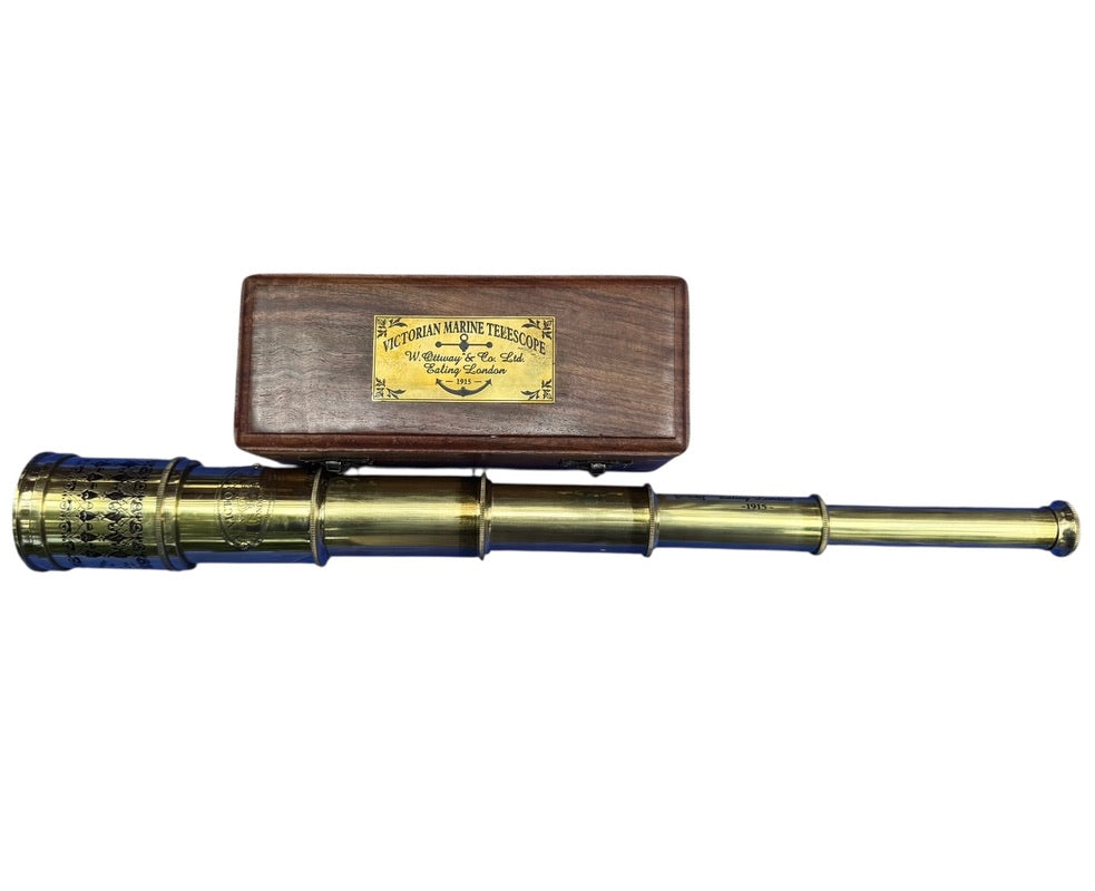 Nautical Replica Hub Antique 3 Folding Telescope Walking Stick Arine - View #13