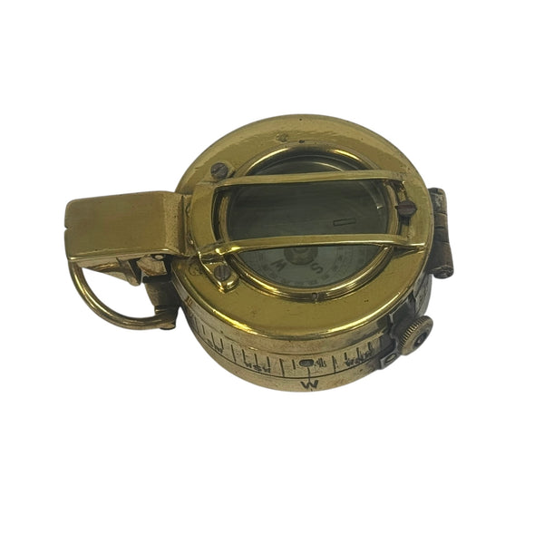 Antique 2nd World War Brass British Army Officer’s 1941 T. G Co. London Prismatic Marching Compass