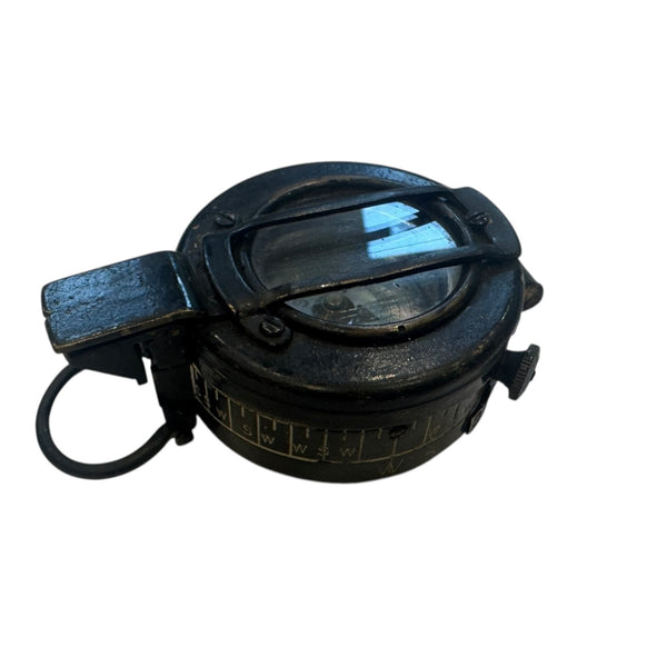 Rare Antique 2nd World War Black 1943 CKC ( Canadian Kodak Company ) British Army Prismatic Marching Compass