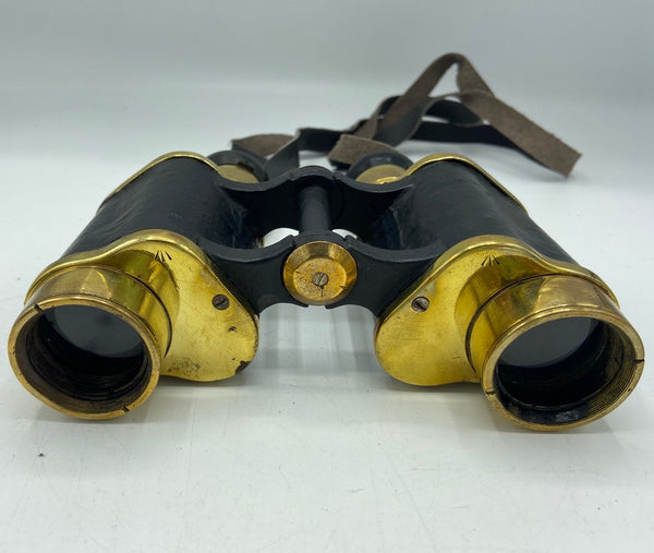 Original Antique (KERSHAW circa 1941) Brass British Forces 2nd World War Binoculars