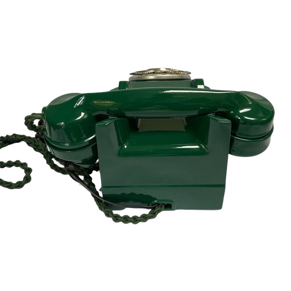 Antique 1940's British GPO #300 Series Dark Racing Green  Bakelite Telephone