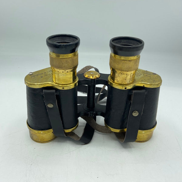 Original Antique (KERSHAW circa 1941) Brass British Forces 2nd World War Binoculars