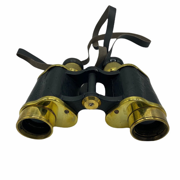 Original 1940's Antique Brass British Forces 2nd World War Binoculars ( TAYLOR- HOBSON circa 1941)