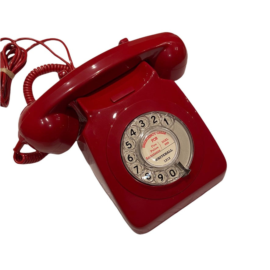 1960’s shops Vintage Retro Telephone GPO 746 Red