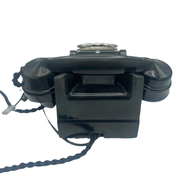 Antique 1940's British GPO Call Exchange #300 Series Black Bakelite Telephone